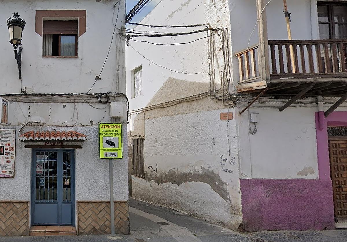 Entrada a la calle Ángel, donde sucedieron los hechos.