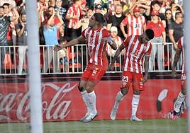 Babic celebra ante su púbico el segundo gol del partido ante el Valencia.