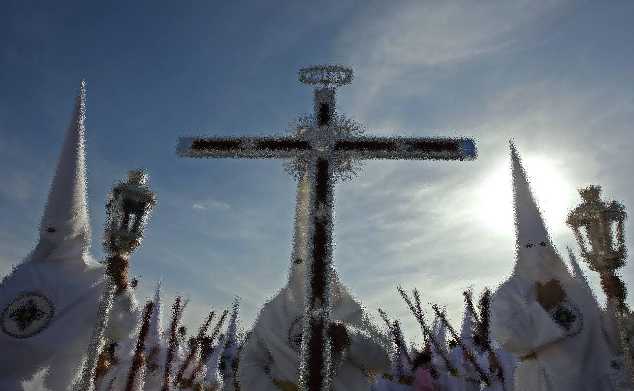 Una procesión de Semana Santa.