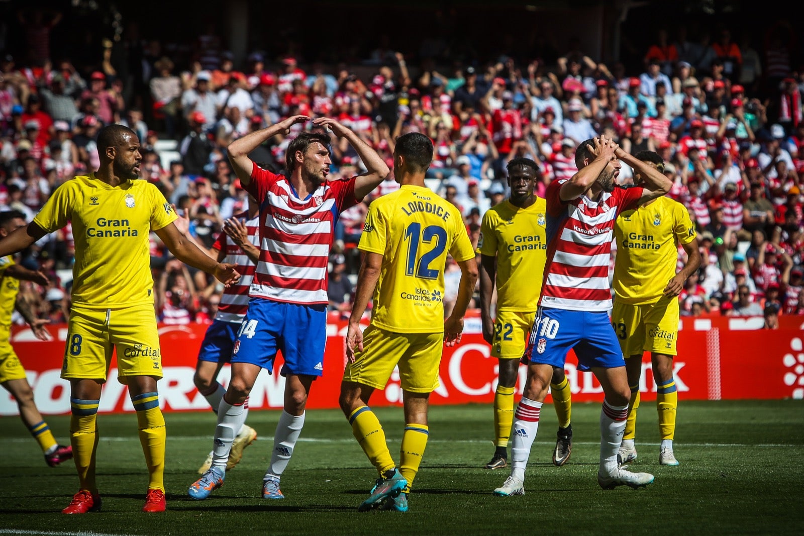 El triunfo del Granada ante Las Palmas, a ras de césped
