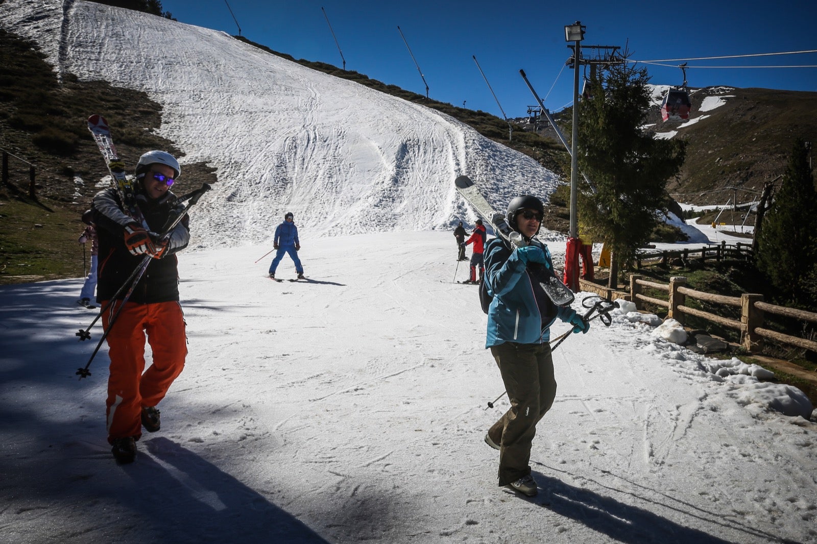 Adiós a la nieve en la Sierra