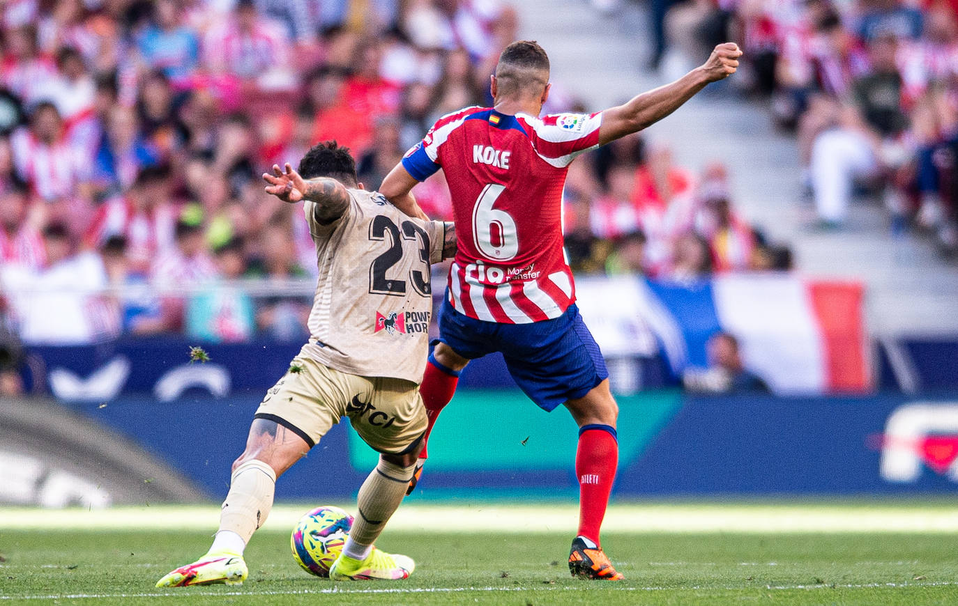 Las mejores imágenes del duelo entre Atlético y Almería