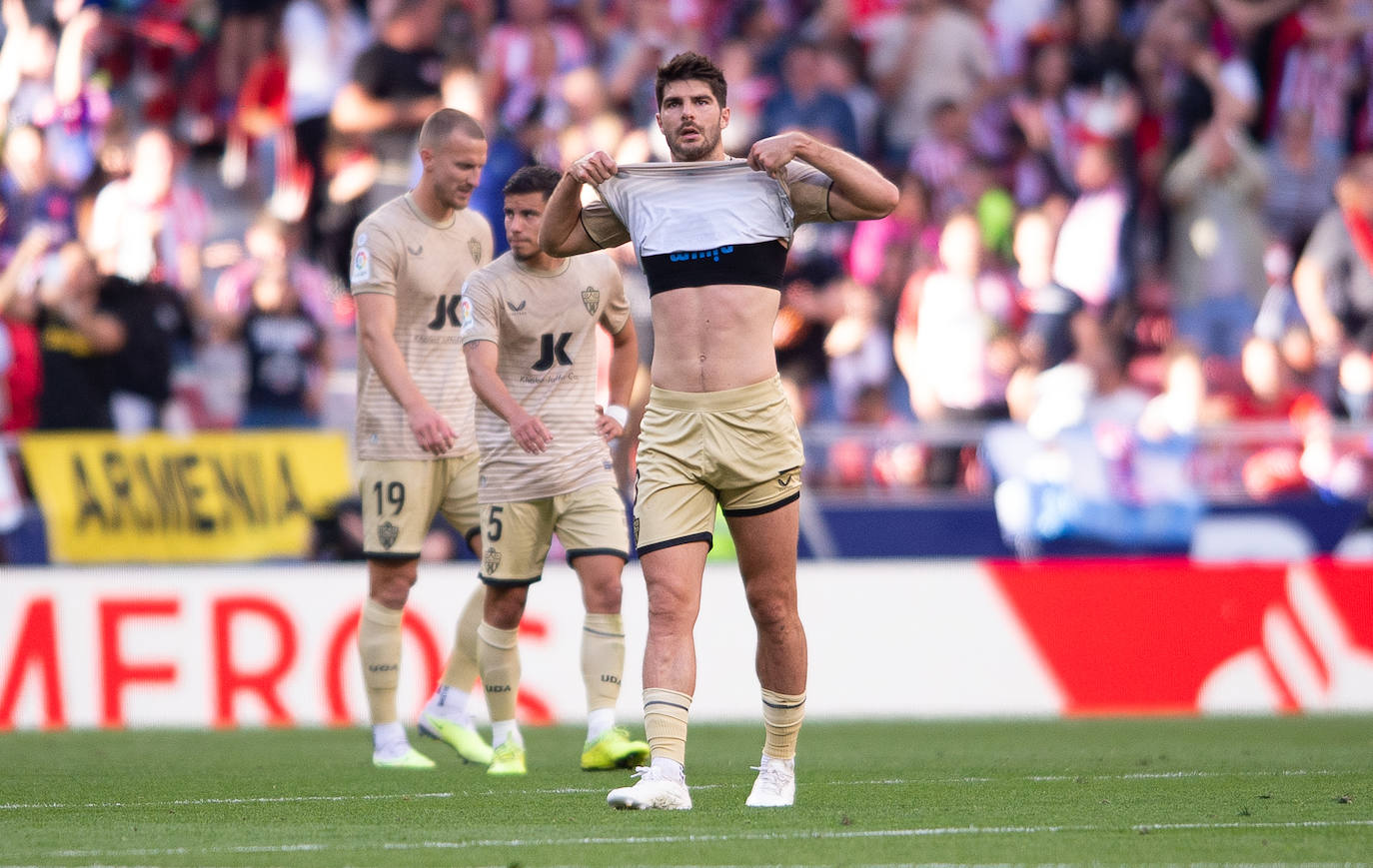 Las mejores imágenes del duelo entre Atlético y Almería