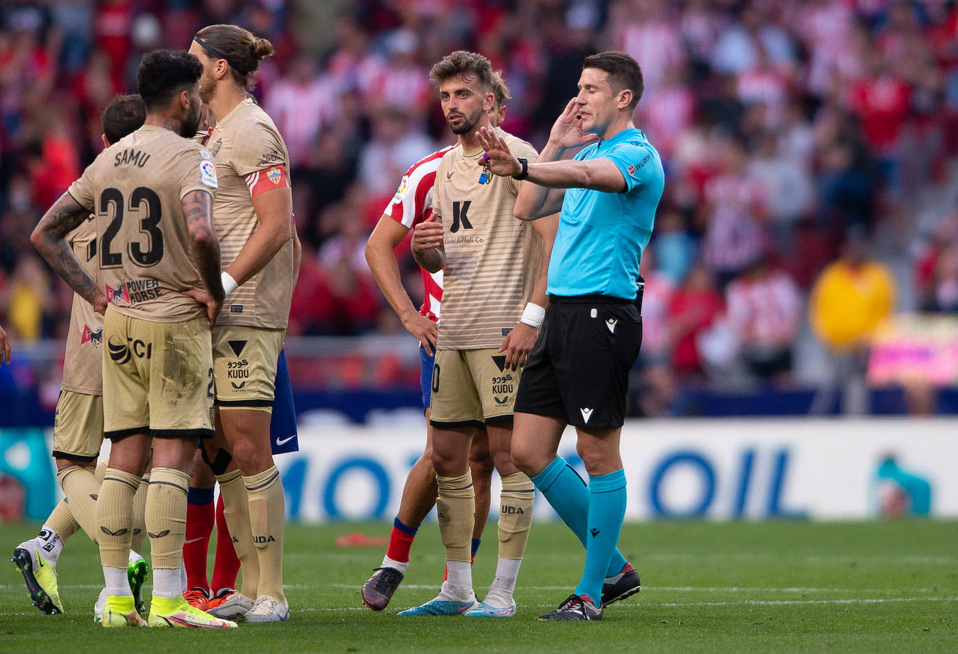 Las mejores imágenes del duelo entre Atlético y Almería