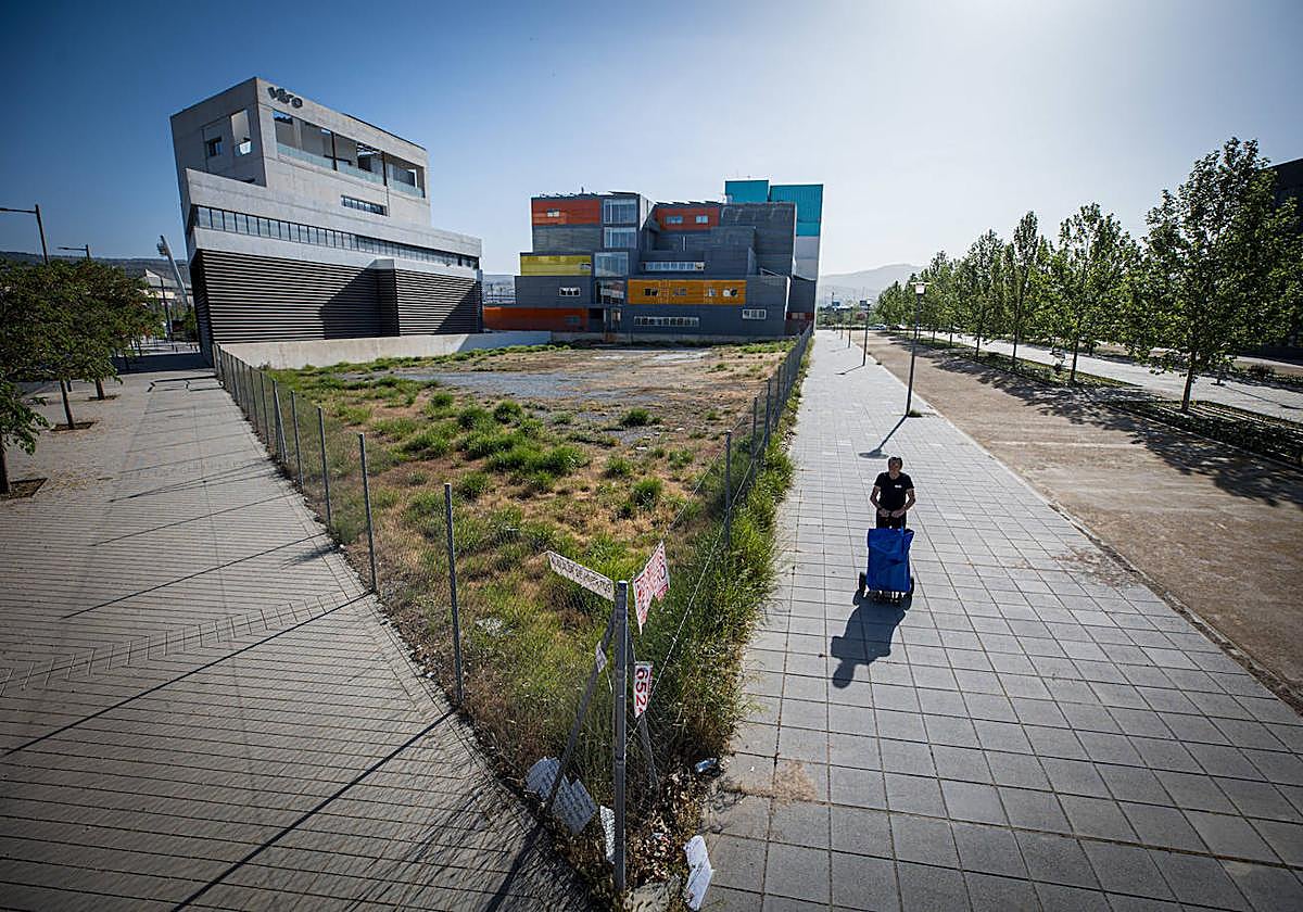 Esta es una de las dos últimas parcelas municipales que quedan libres en el PTS.