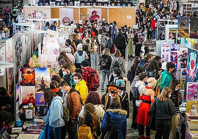 Ambiente en un pabellón de Ficzone, en 2022.