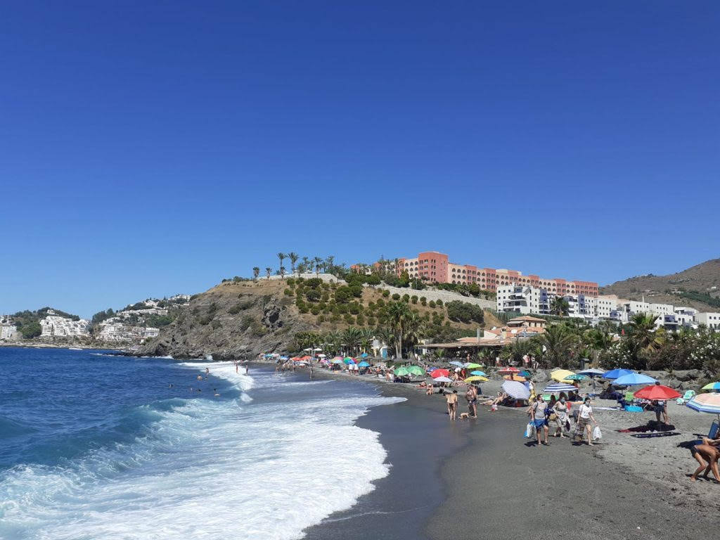 Playa de la Guardia.