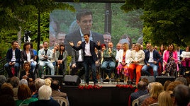 Cuenca presente en el parque García Lorca su lista para las municipales