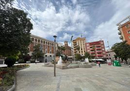 Plaza de la Constitución, uno de los entornos que mejorarán con los fondos europeos.