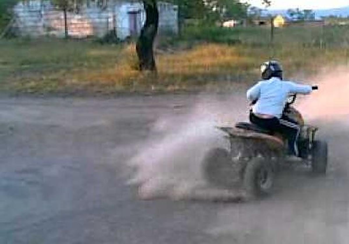 Foto realizada al conductor sancionado.