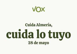 Portada del documento 'Cuida Almería, cuida lo tuyo, 28 de mayo', de 39 folios.