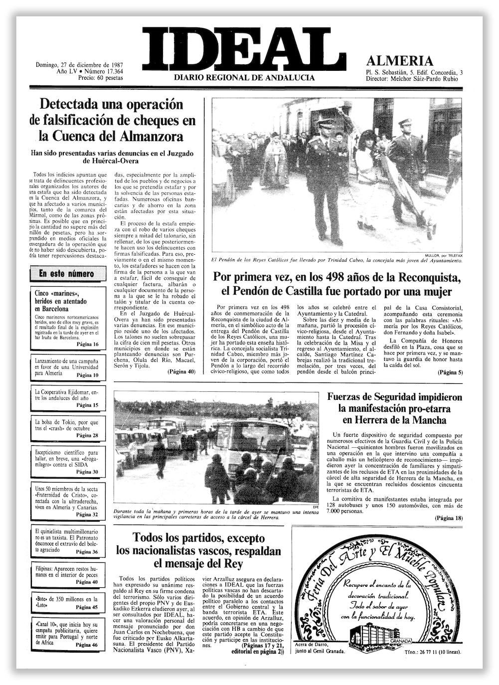 La exposición 50 años en portadas de IDEAL, a un click