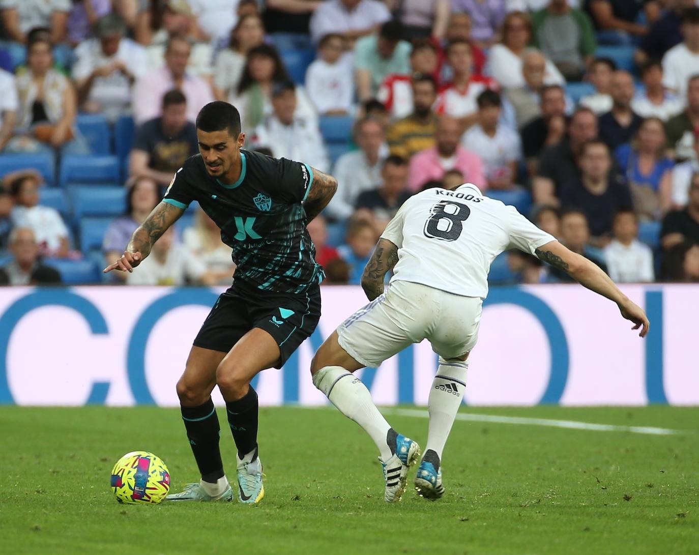El rojiblanco colorea el Santiago Bernabéu