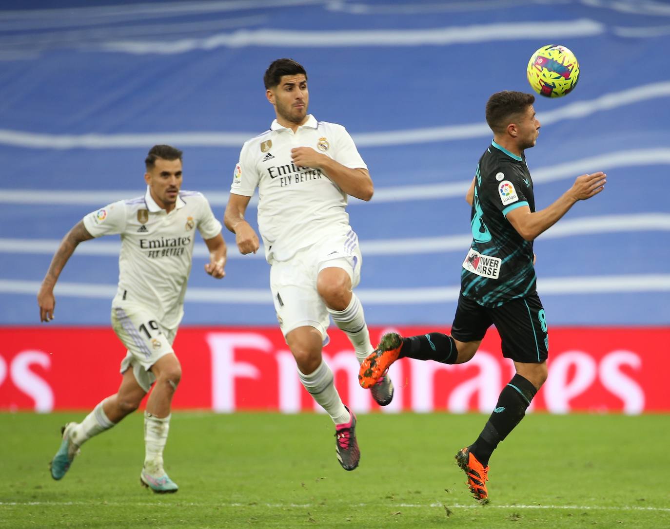 El rojiblanco colorea el Santiago Bernabéu