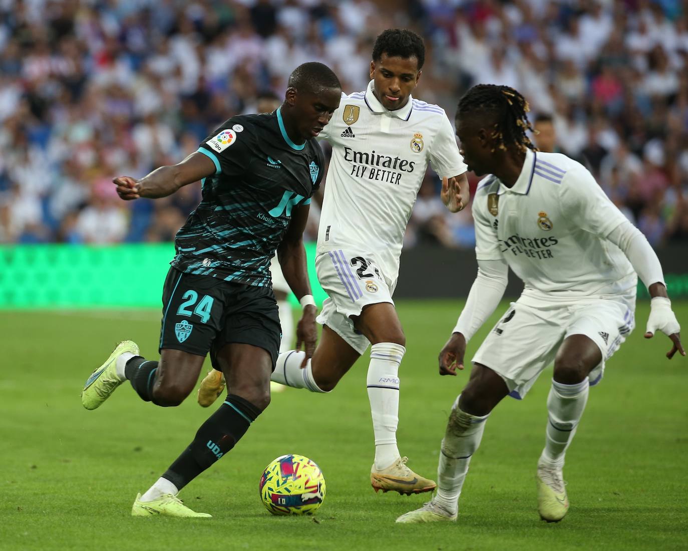 El rojiblanco colorea el Santiago Bernabéu