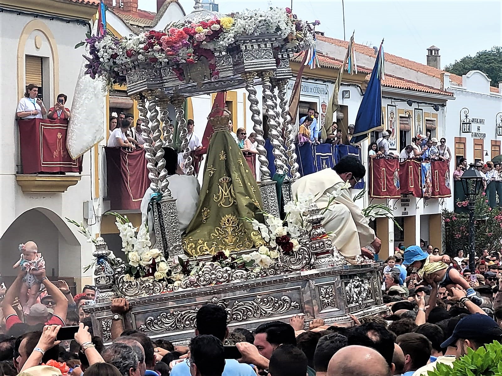Virgen De La Cabeza, Andujar, Jaen Province, Andalusia, Spain. April 30 2023 People At The Annual Pilgrimage For The Virgen De La Cabeza Our Lady O Image618472689