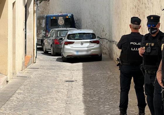 Calle Gallo, uno de los lugares donde se ha procedido a la inspección de la vivienda.