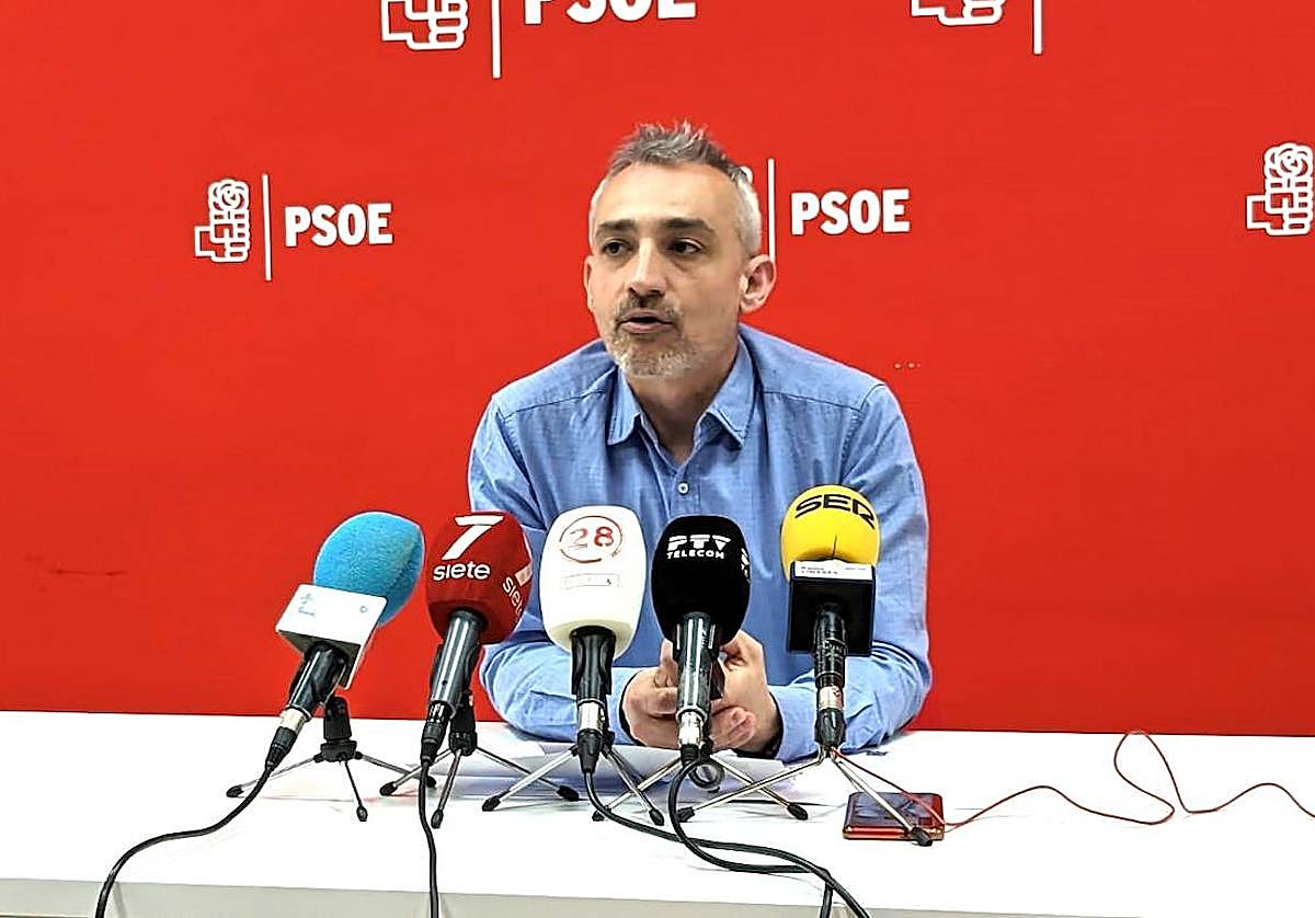 El concejal y miembro de la candidatura socialista Javier Palacios.