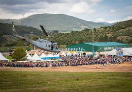 Imagen de archivo de la exhibición del ejército durante una de las ediciones del festival.