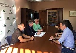 Reunión mantenida del delegado de Fomento con MÜY Jaén.
