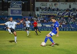 Alfonso Fernández solo ha jugado 973 minutos con la azulilla