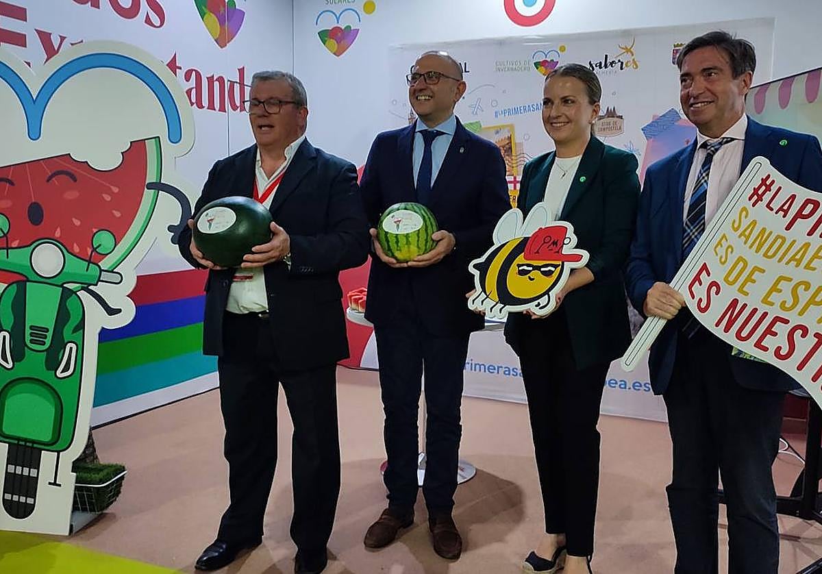 Juan Antonio González, Manuel Gómez Galera, María Luisa Cruz y José Antonio Aliaga.