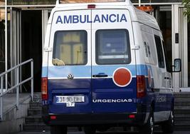 Una ambulancia del Sistema Andaluz de Salud.