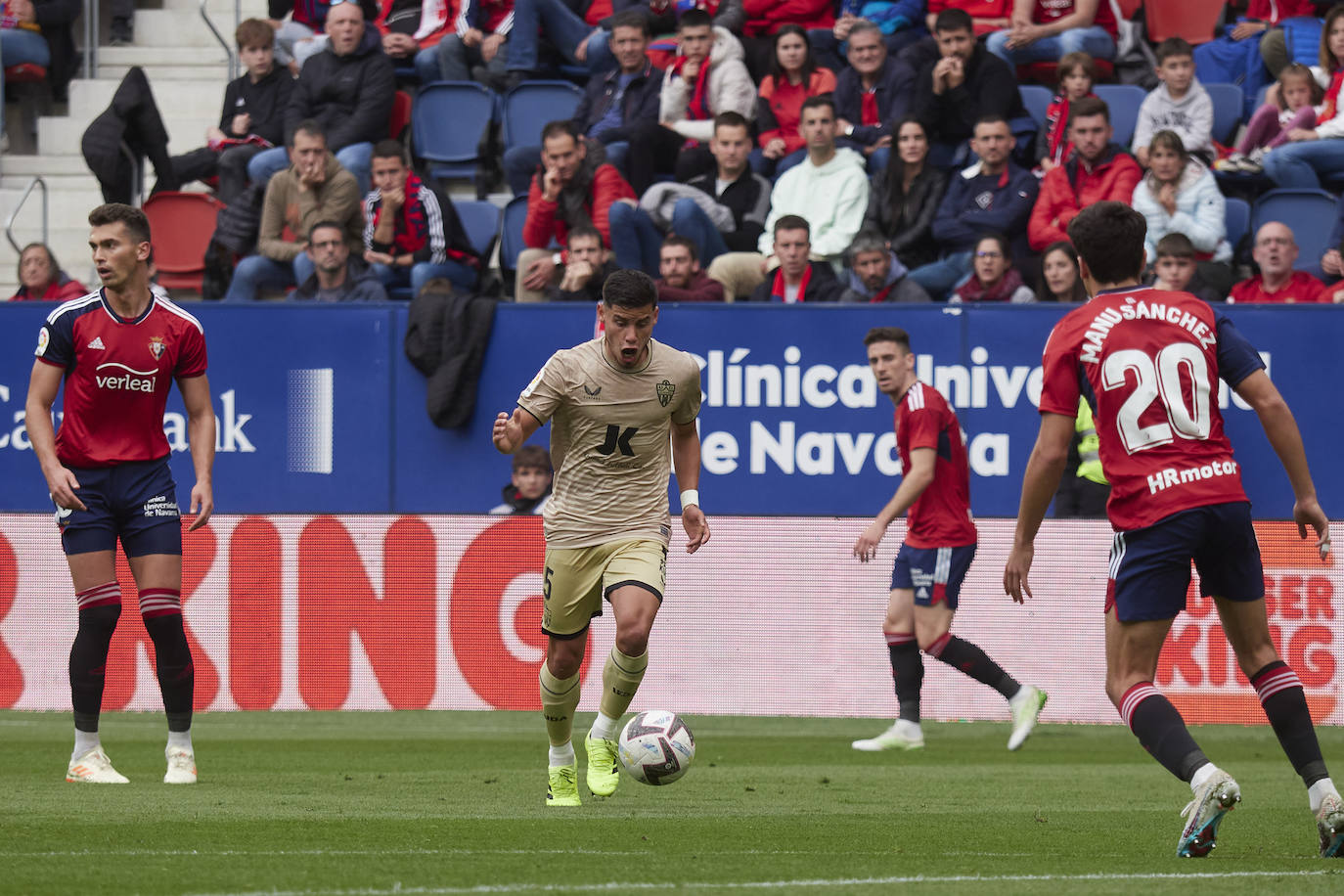 Las mejores imágenes del Osasuna-Almería
