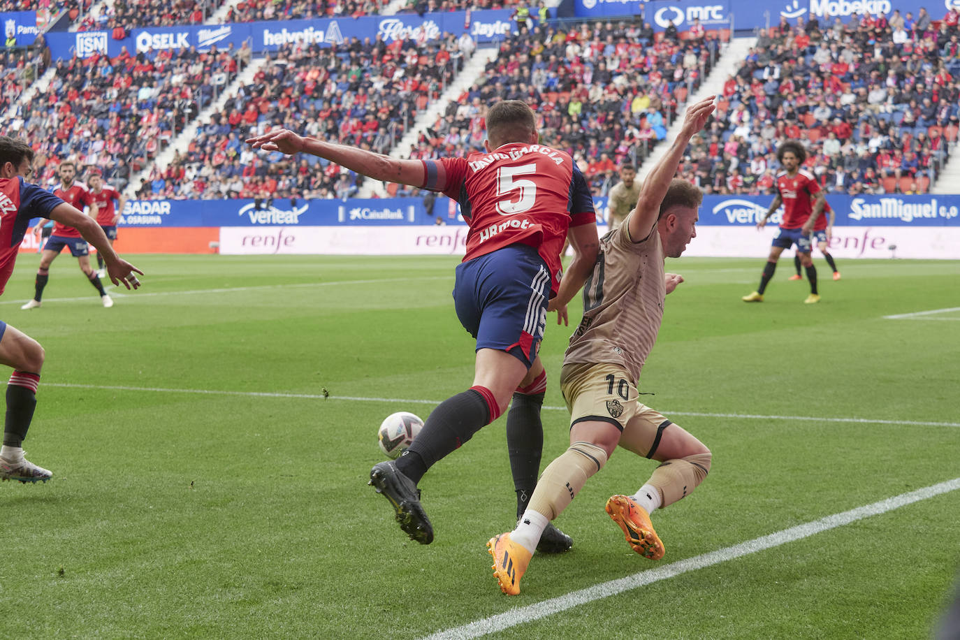 Las mejores imágenes del Osasuna-Almería