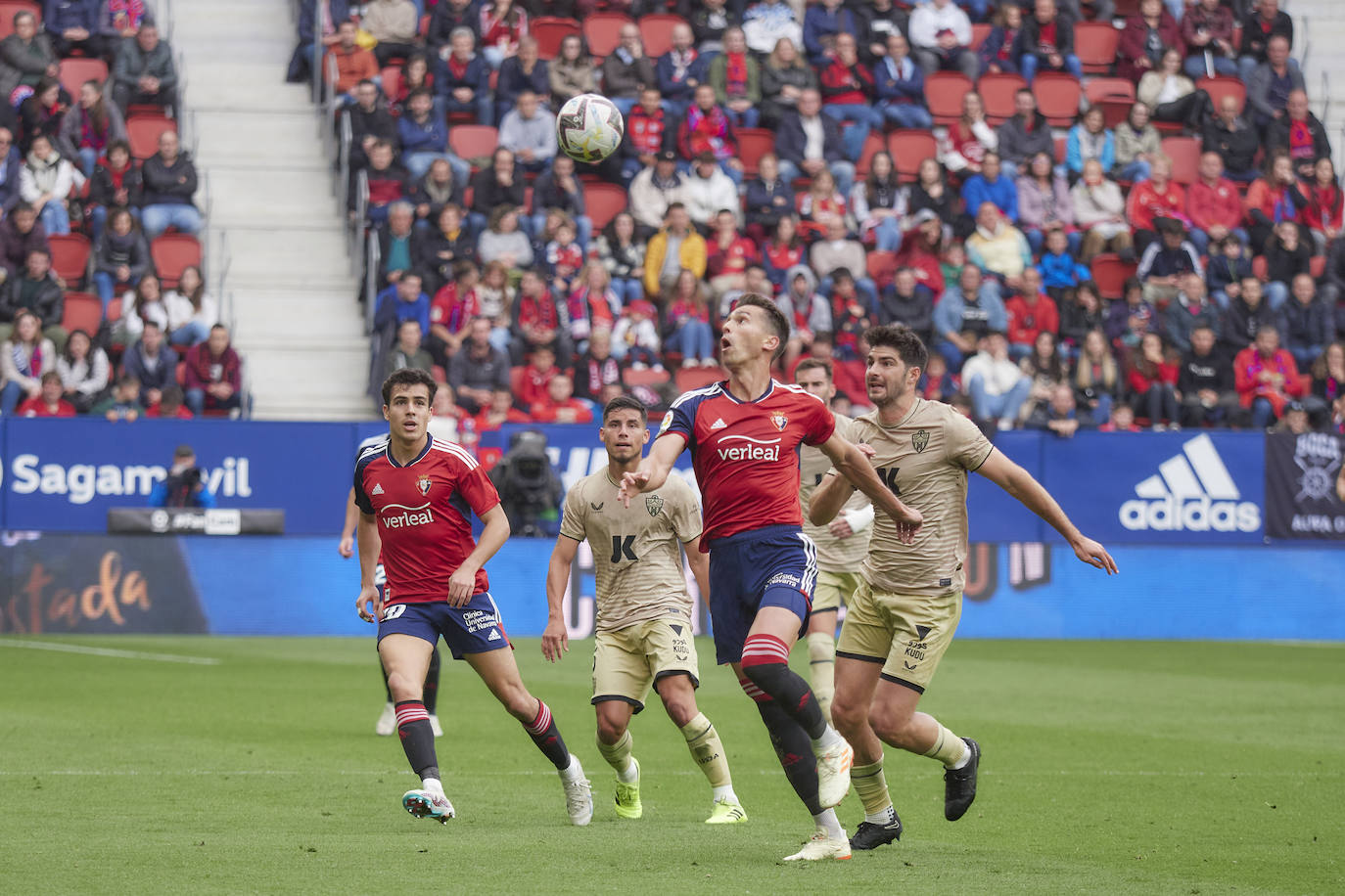 Las mejores imágenes del Osasuna-Almería
