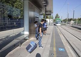El metro en Granada.