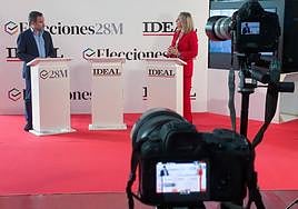 Momento del cara a cara de elecciones en el que solo ha participado Marifrán Carazo.