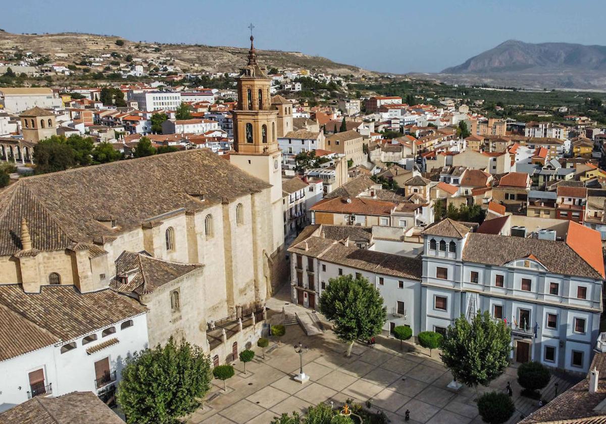 Plaza Mayor del municipio de Baza.