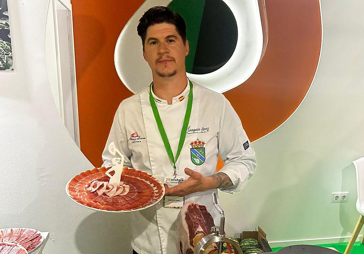 Joaquín López en InfoAgro exhibition, que se celebró en Roquetas de Mar.