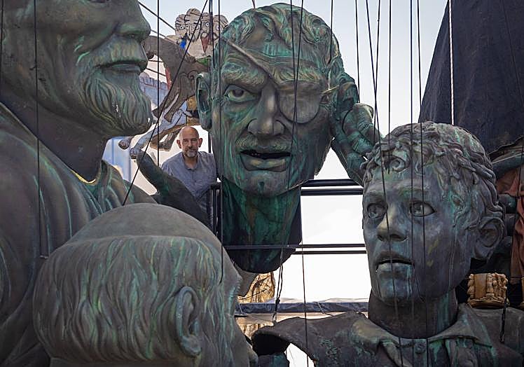 Imagen principal - Los títeres de Maese Pedro se mudan al Parque de las Ciencias