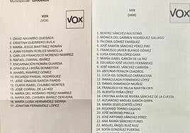 Cambio de papeletas.