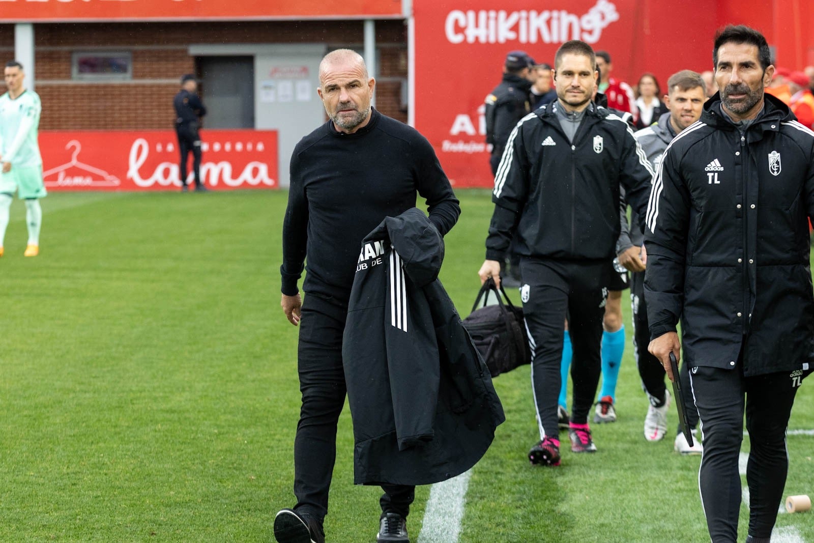 El partido entre Granada y Mirandés a pie de campo