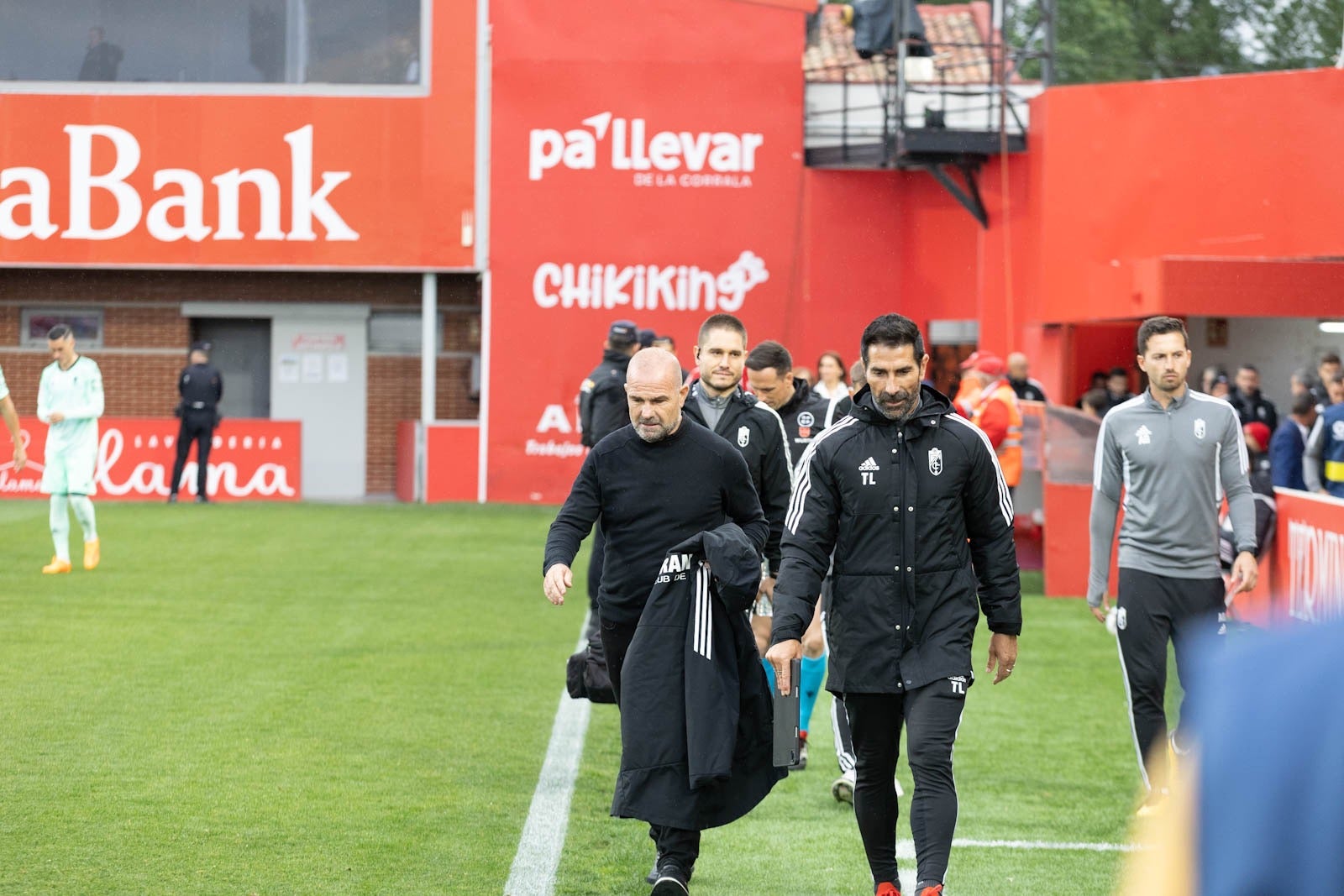 El partido entre Granada y Mirandés a pie de campo