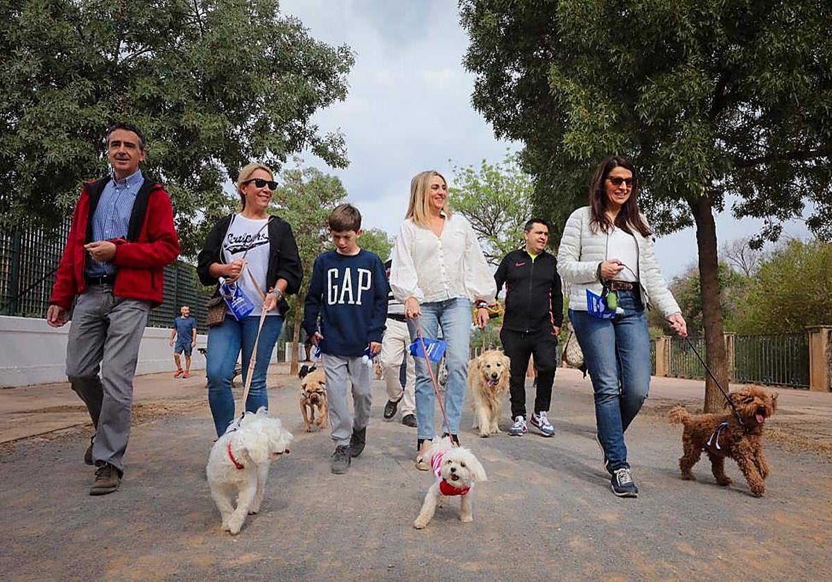 Marifán Carazo, segunda por la derecha.