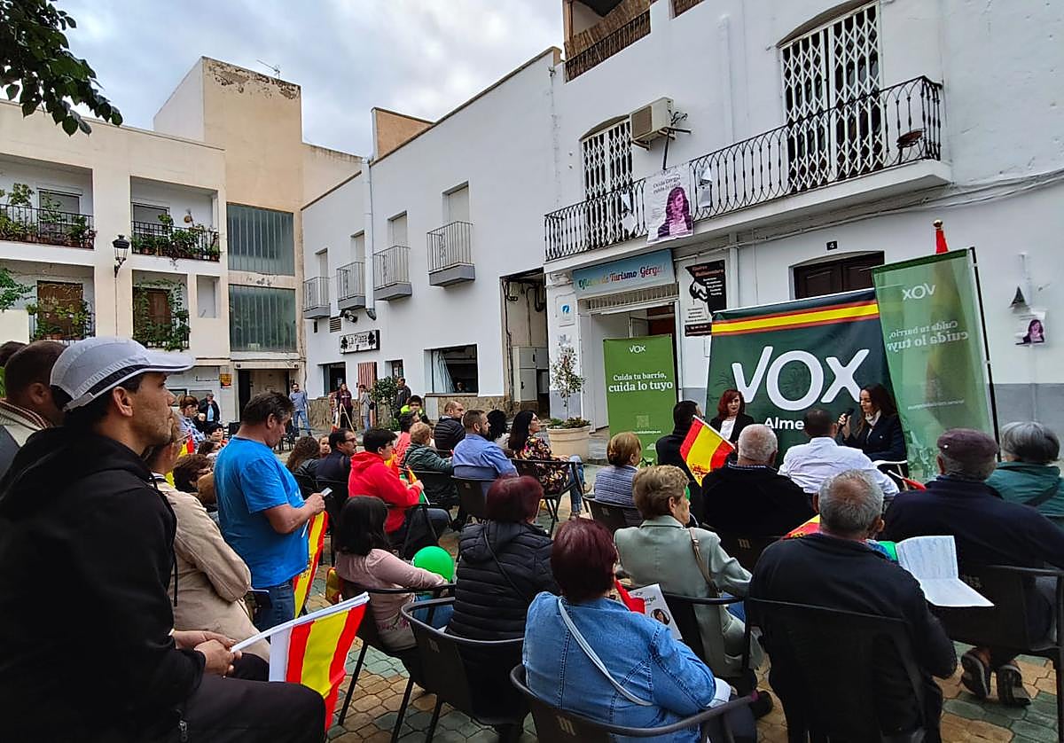 Acto celebrado en Gérgal.