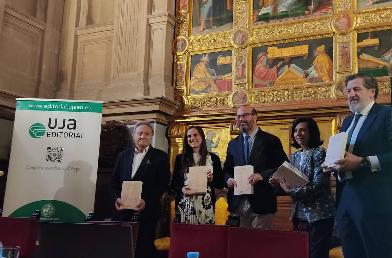 Presentación del libro en la Catedral de Jaén.