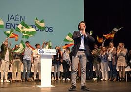 Agustín González durante su intervención en el acto.