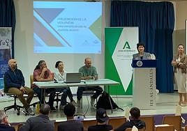 Momento de las jornadas sobre prevención de la violencia juvenil.