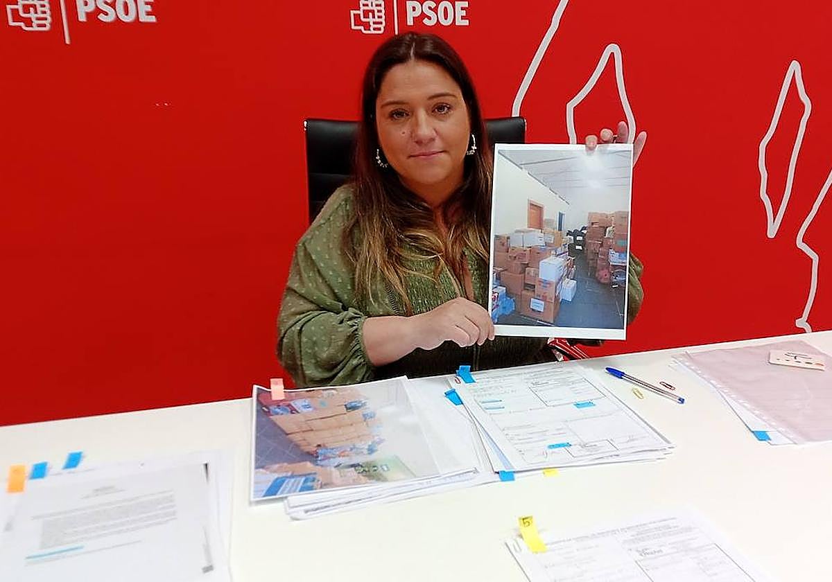 La concejala de Bienestar Social, Paqui Díez, en rueda de prensa.