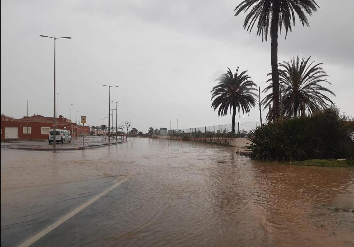 Inundación en la provincia de Almería.