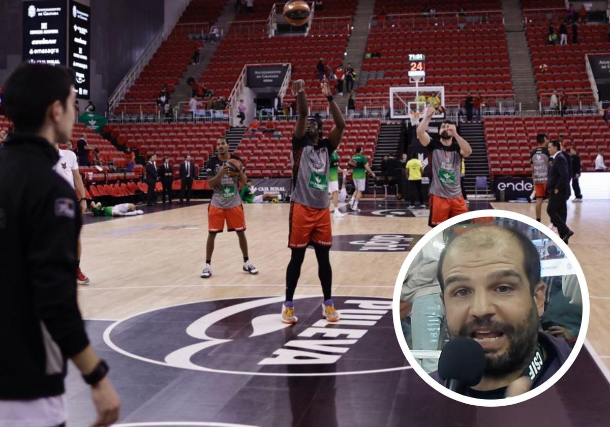 El partido entre Covirán y Joventut, a pie de pista