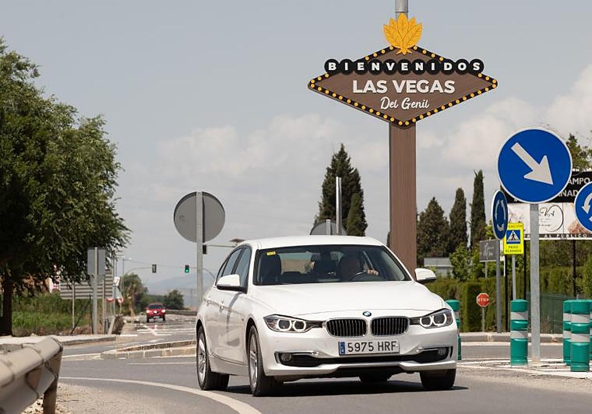 La bienvenida a Las Vegas... del Genil, en Granada.