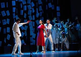 Escena del festival de teatro de la Universidad de Jaén.