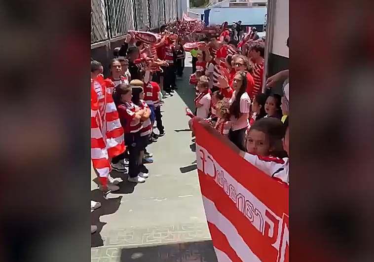 Los alumnos del colegio Nuestra Señora del Rosario, en el barrio del Realejo.