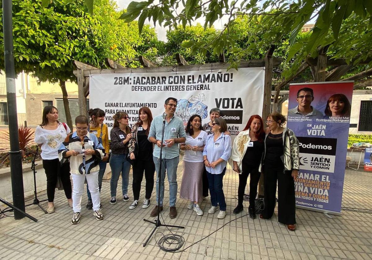 Acto de cierre de campaña de Jaén Sentido y Común.